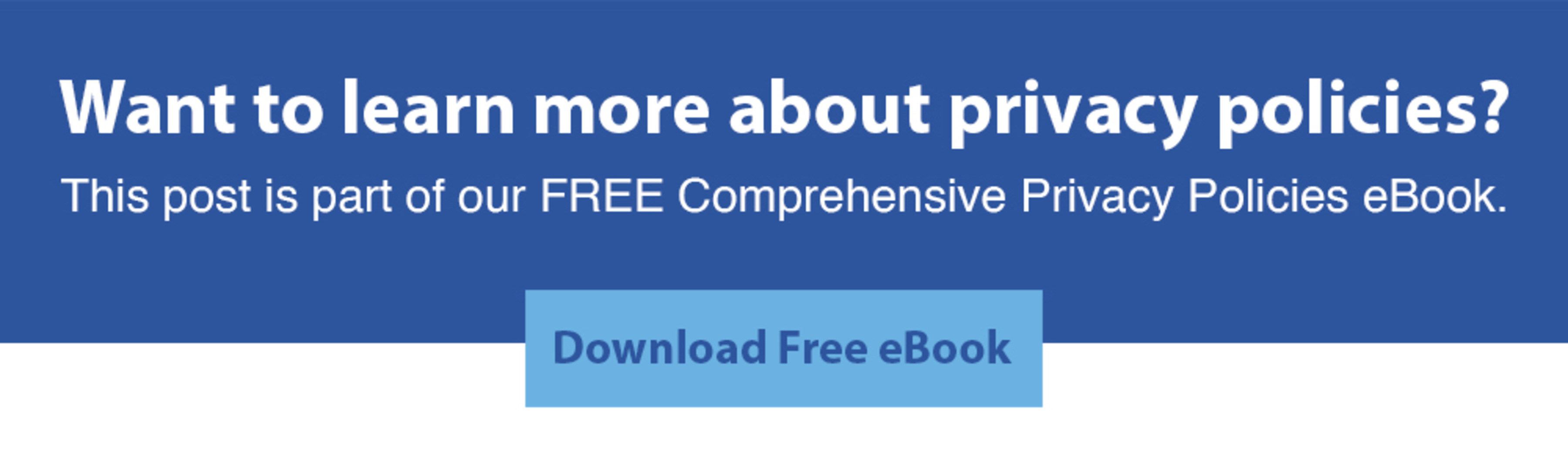 Ecommerce privacy policy template generator free